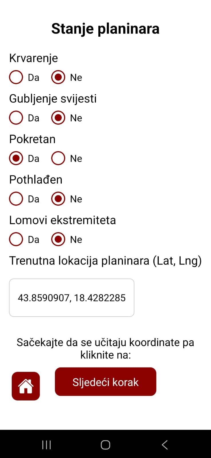 Odabir stanja